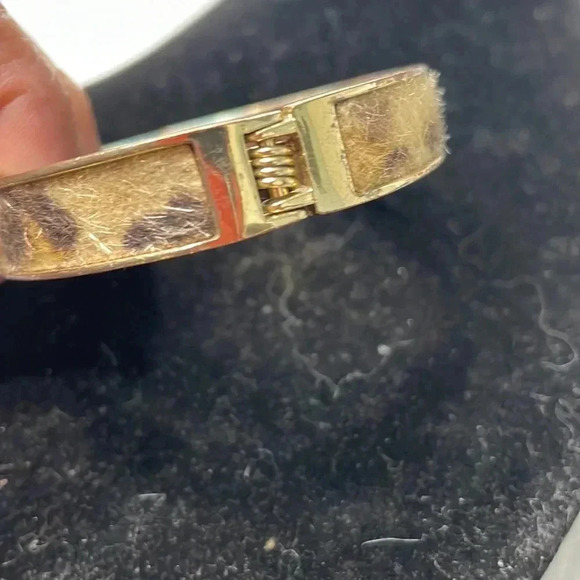 Vintage leopard real hair bangel - Picture 3 of 9